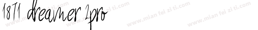 1871 dreamer 2pro字体转换